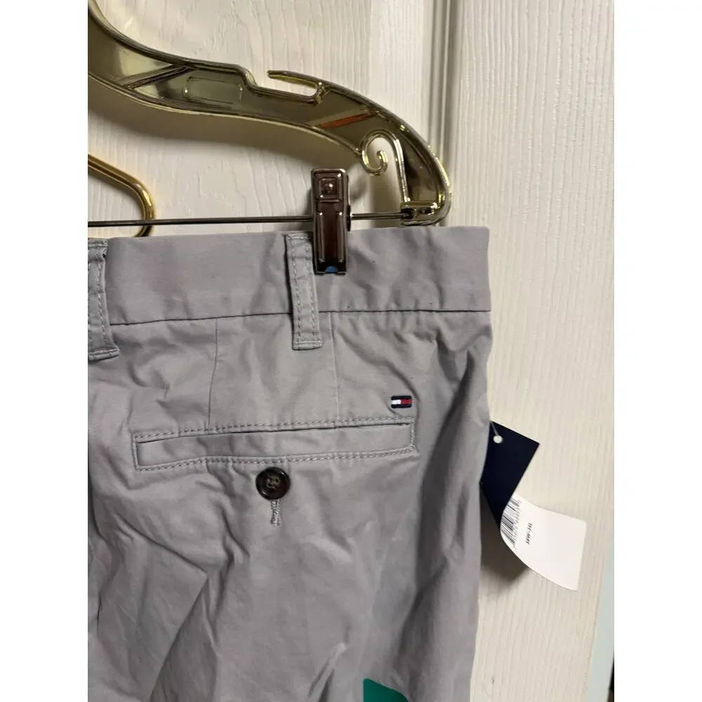 Tommy Hilfiger Mens Pants Size 38x34 Gray Tailored Fit Mid-Rise Pockets